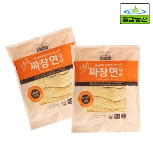 칠갑 중화풍 짜장면사리 1kg 10개 한박스, 1kg, 10개