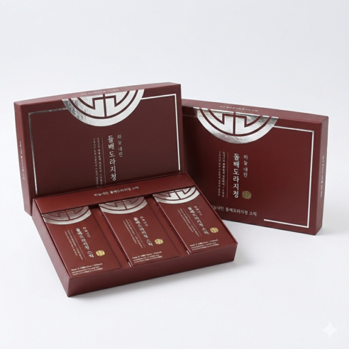 곰실푸드 국산 배도라지청 스틱 세트, 60개, 12ml