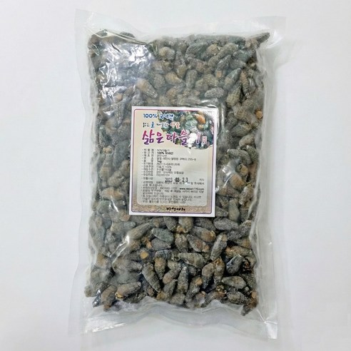 국산 토종 삶은 다슬기 1kg (자숙다슬기) 100%자연산 다슬기 올갱이, 1개, 1kg