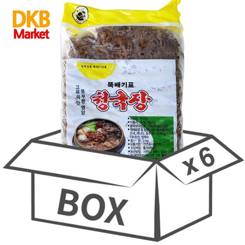 완전식품 뚝배기표 청국장 2kg 박스 (2kg )