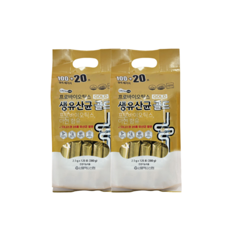 서울약사신협 프로바이오틱스 생유산균 골드 2.5g 120포 (리필팩)