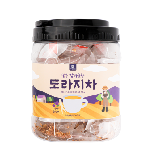 [식물유래 안심 생분해필터] 미담식품 도라지차 삼각티백