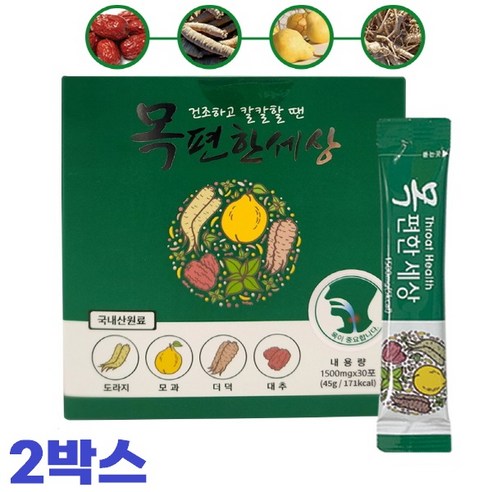 목편한세상 30포, 1.5g, 60개