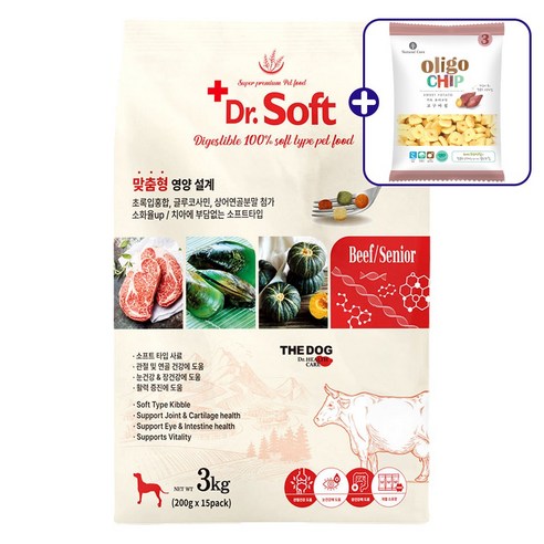 더독 노령견용 강아지 닥터 소프트 사료