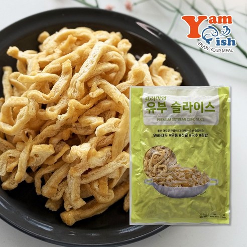 프리미엄 유부 슬라이스, 3개, 1kg