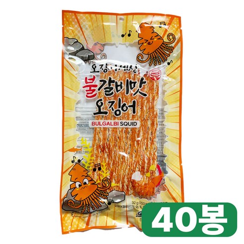 서울지앤비 오징어세상 불갈비맛 오징어