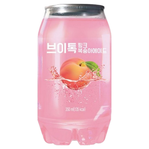 브이톡 핑크복숭아에이드 350ml x 12개