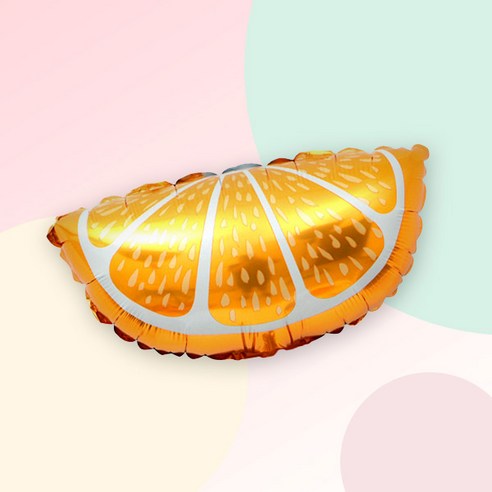 [예쁨주의지호] F 과일풍선/ 야채풍선/ 딸기풍선/ 포도풍선/ 여름풍선/ 토마토풍선, F_조각풍선_오렌지