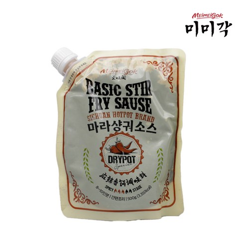 미미각 마라샹궈 소스 마라맛 볶음소스, 5개, 500g