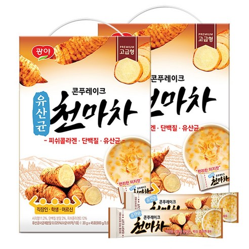 광야식품 유산균 콘푸레이크 천마차 20g -