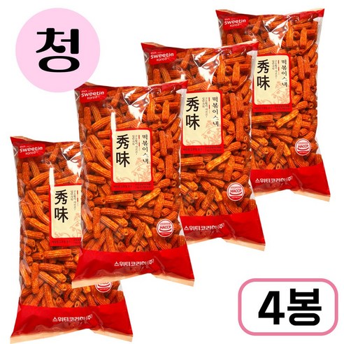 원하프떡볶이스낵1kgx4개(박스)/삼천리총알배송