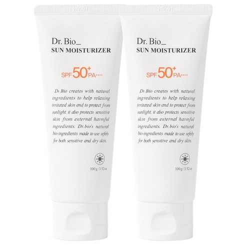 닥터바이오 에코 선크림 SPF50+ PA++++, 100g, 2개