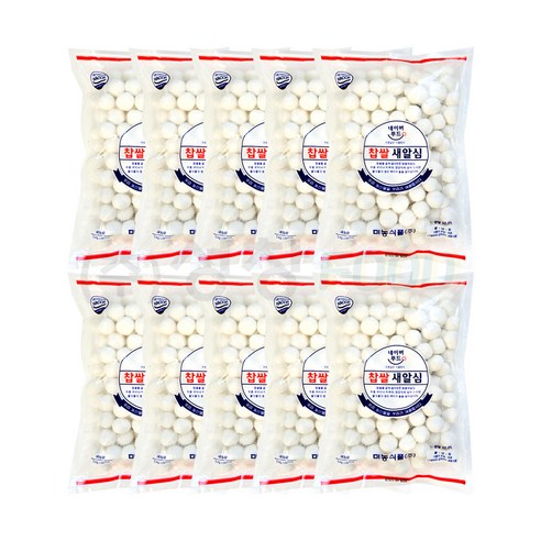 미농 네이버푸드 찹쌀 새알옹심이, 1kg, 10개