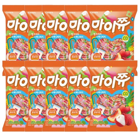 마이쮸필로우(대용량) 핑크리치+써니피치 284g