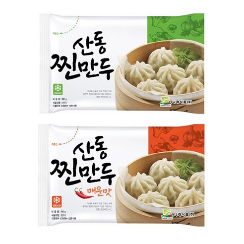 산동 매운 포자찐만두, 180g, 20개
