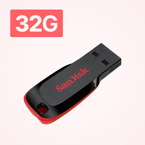 샌디스크 USB 메모리 Cruzer Blade 쿠르저 블레이드 USB 2.0 CZ50 32GB, 1개