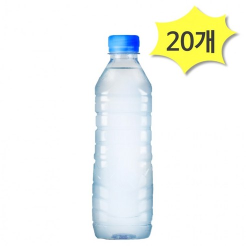 지리산 산청샘물 화이트 무라벨 생수 500ml x 20개, 20개, 500ml