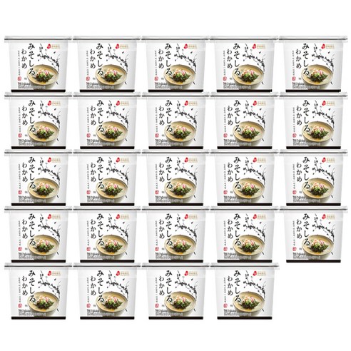 주비푸드 미소장국 미역맛 컵국 1box (21g x 24개)