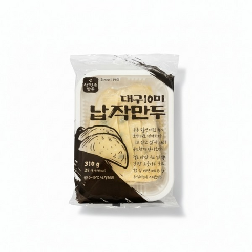 보금푸드 성경순만두 대구 전통 납작만두 (냉장) 대구 명물