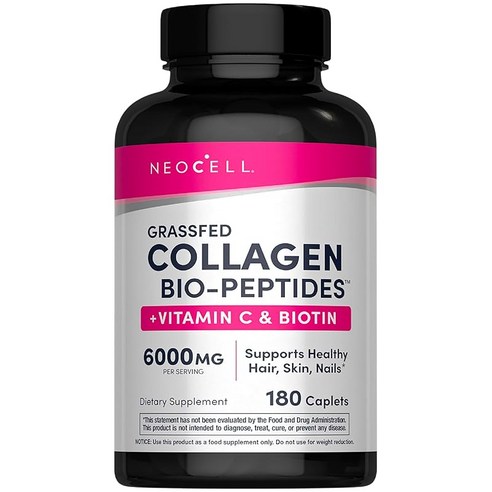NeoCell Super Collagen With Vitamin C and Biotin, Skin, Hair Nails Supplement, Includes80