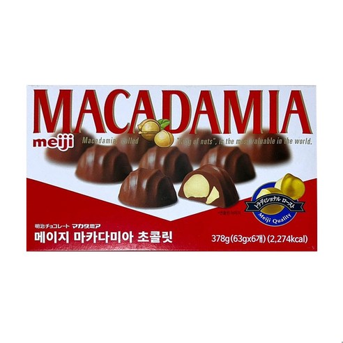 메이지 마카다미아 초콜릿, 384g, 1개