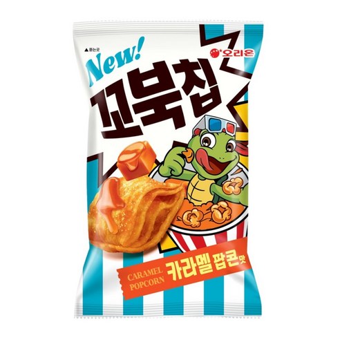 꼬북칩 카라멜팝콘맛, 80g, 6개