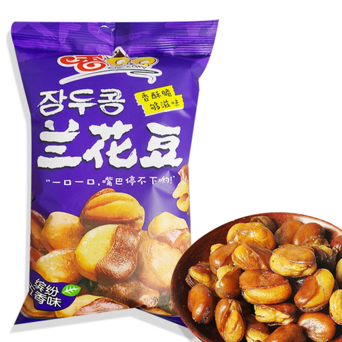 월월중국식품 향큐큐 잠두콩 오향맛  란화또우 88g