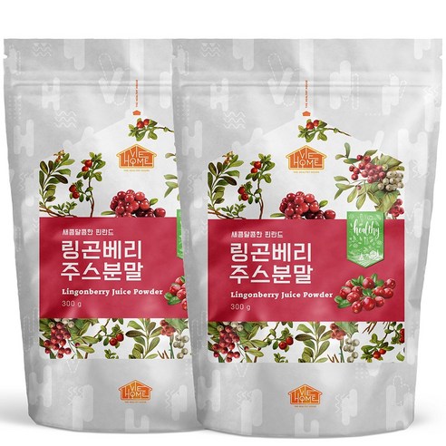 건강한우리집비옴 새콤달콤한 핀란드 링곤베리 주스 분말
