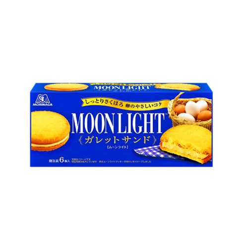모리나가 문라이트 갈레트 샌드, 3개, 162g