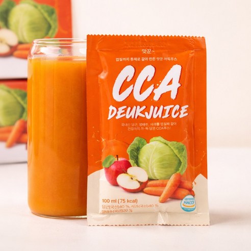 [맛꾼 단독 까득주스] 국산 채소 3종을 통째로 갈아넣은 CCA 주스