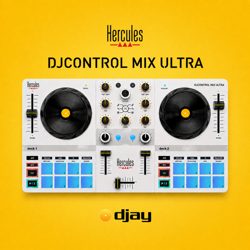 허큘레스 HERCULES DJ Control MIX ULTRA DJ 컨트롤러 디제잉 장비 (DJAY 지원) [공식수입정품 1년 A/S]