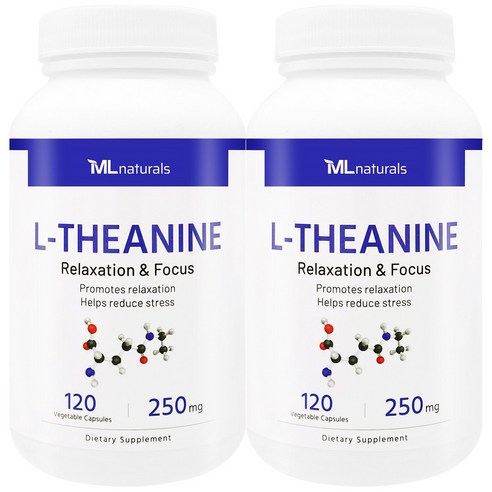 My Life [미국빠른직구] 마이라이프 내추럴스 L-테아닌 250mg L 테아닌, 2개, 120정