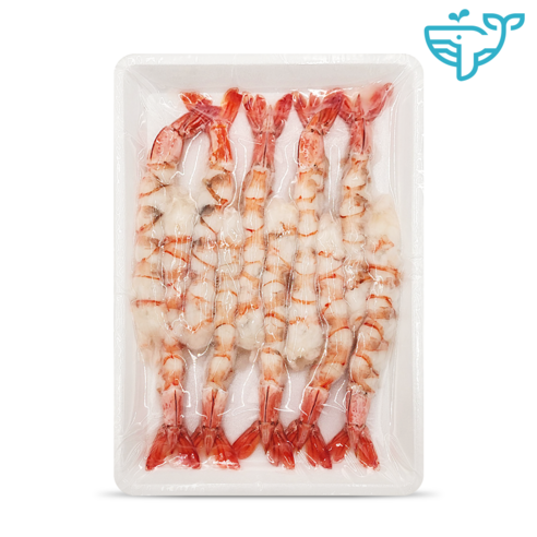 초밥용 왕새우 자숙 새우살 냉동 흰다리 새우 10미(320g), 3개, 320G