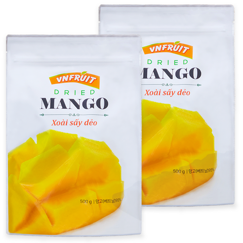 [간식뱅크] 브이프룻 베트남 건망고 1kg /건조망고 말린망고 망고말랭이 건조과일 베트남말린과일 베트남건과일 건파인애플, 1kg, 2개