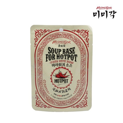 미미각 마라훠궈 소스, 4개, 110g