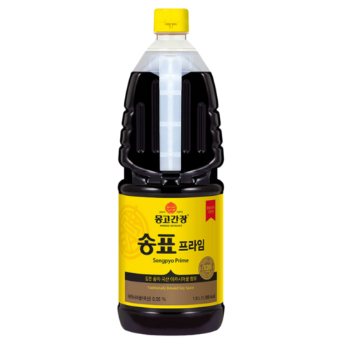 몽고간장 송표 프라임 양조간장, 1.8L, 1개