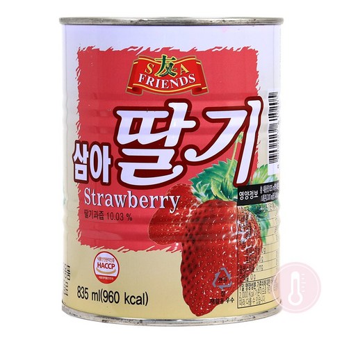 푸드올마켓_ 삼아 딸기원액 835ml