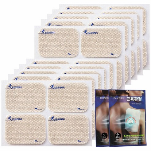 오운완패치 근육관절패치 근육통 붙이는 파스, 1개