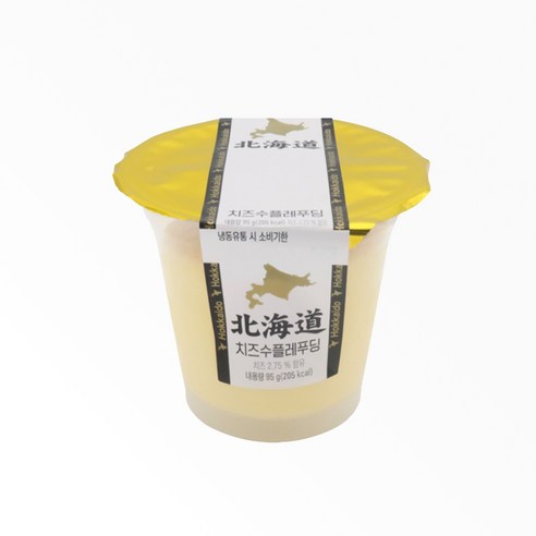 홋카이도 치즈수플레푸딩 95g x 6개, 6개, 95g