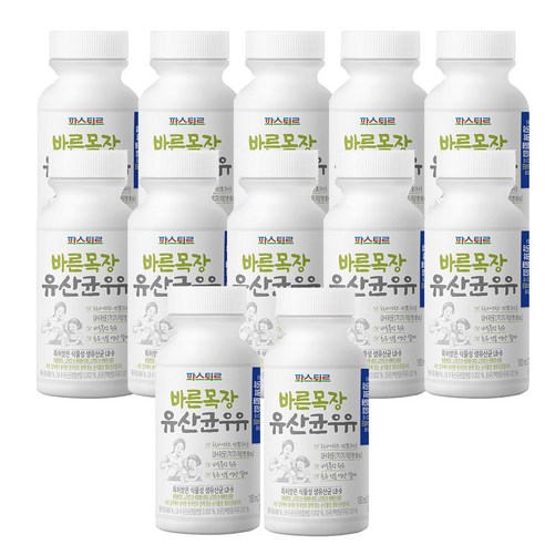 파스퇴르 무항생제 유산균우유 200ml