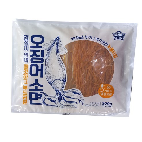 코스트코 마마스초이스 오징어소면, 1개, 300g