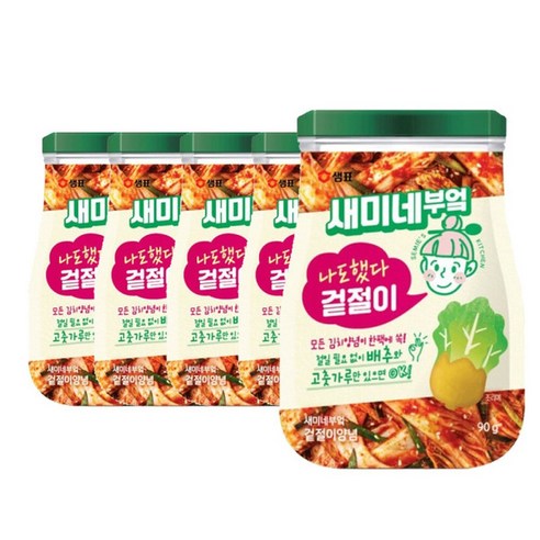 새미네부엌 겉절이 양념, 90g, 5개