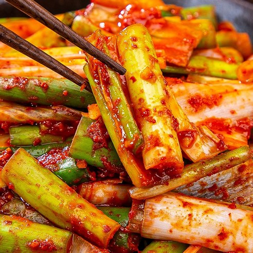알싸함이 매력적인 진도 대파김치