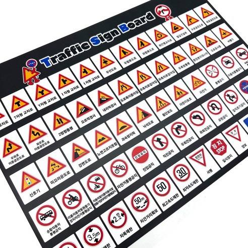 학토재 트래픽사인보드_Traffic Sign Board (교통표지판, 그라운드룰, 스토리텔링), 1개, 단품