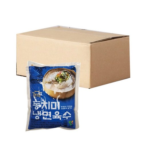 큰댁 동치미 냉면육수 한박스