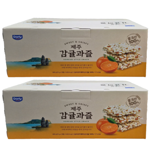 코스트코 전통과자 한과 제주감귤 과즐 22g,30봉 BS0919