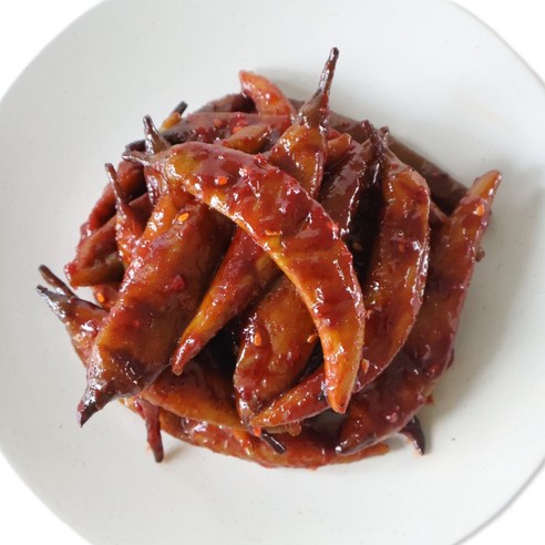 여우마을 수제반찬 국산 양념 청양고추 장아찌
