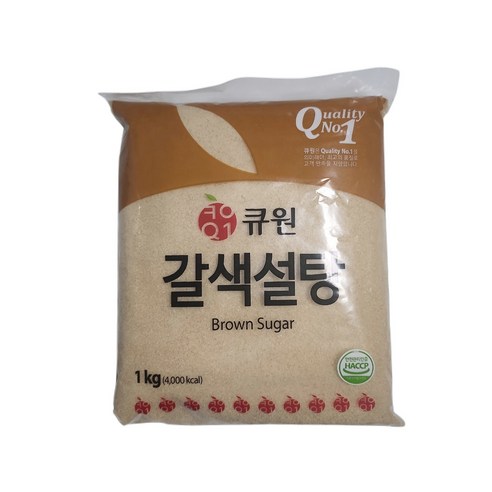 큐원 갈색설탕, 1개, 1kg