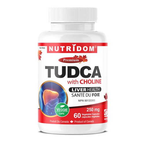 뉴트리돔 투드카 TUDCA 250mg 60베지캡슐, 1개, 60정