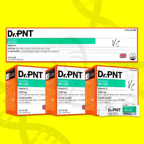 닥터피엔티 메가그린산 비타민 C 3000mg 분말스틱